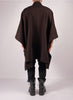 Sweatshirt Poncho with Zippers by David's Road 