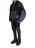 Sweatshirt Zip Hoodie with Leather by David's Road 