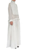Swiss Dot Maxi Shirt with Ruffles by David's Road 