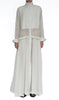 Swiss Dot Maxi Shirt with Ruffles by David's Road 