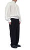 Swiss Dot Shirt with Waist Detail by David's Road 