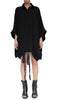 Washed Cotton Midi Shirt/Jacket by David's Road 