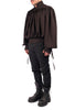 Washed Cotton Shirt with Draping by David's Road 