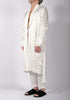 White Checkered Robe Midi by David's Road 