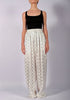 White Checkered Wide Trousers by David's Road 