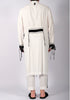 White Washed Cotton Robe Midi by David's Road 