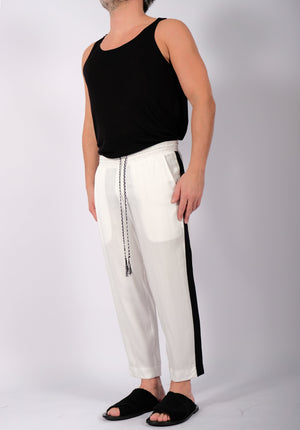 White Washed Cotton Trousers by David's Road 