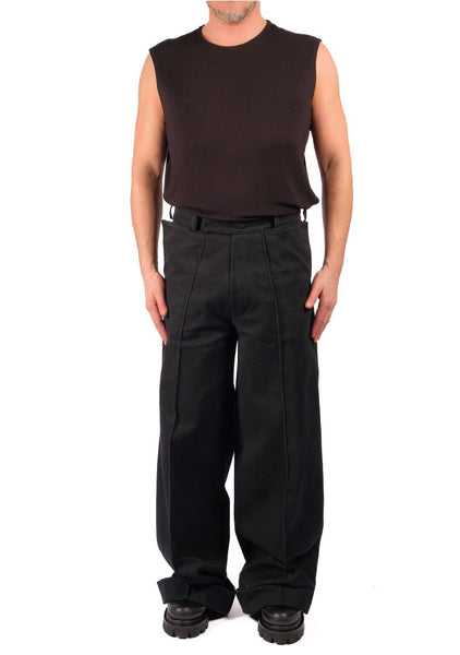 Wide Canvas Trousers by David's Road 