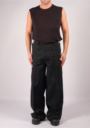 Wide Canvas Trousers by David's Road 