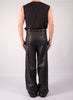 Wide Leather Effect Trousers by David's Road 