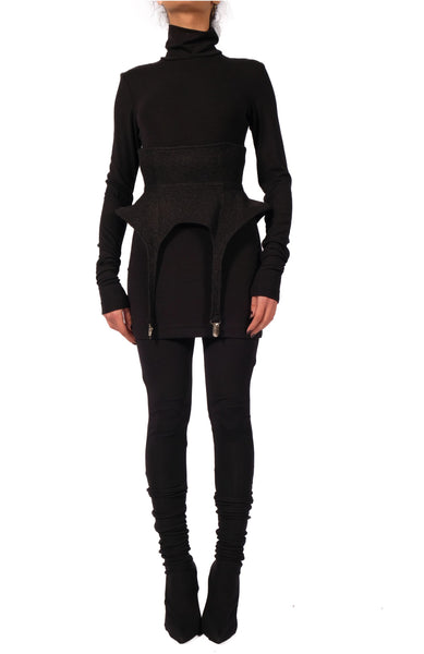 Wool Corset Belt with Clips by David's Road 