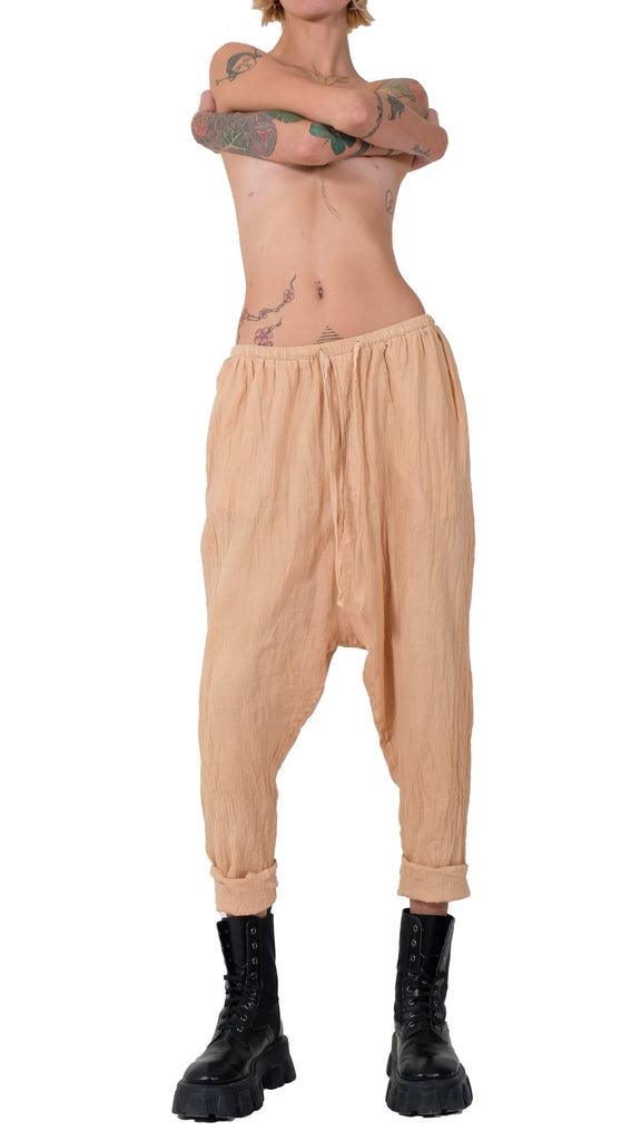 Black Drop Crotch Pants for Women | BohoClandestino Wholesale