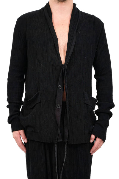 Creased Rayon Blazer by David's Road 