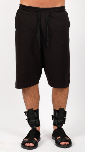 Drop Crotch Jersey Shorts by David's Road 