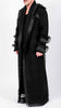 Floor Length Coat with Fringes by David's Road 