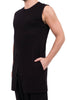 Jersey Wrap Sleeveless Top by David's Road 