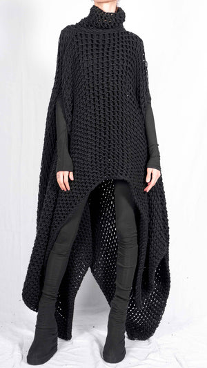 Knitted Poncho by David's Road US 