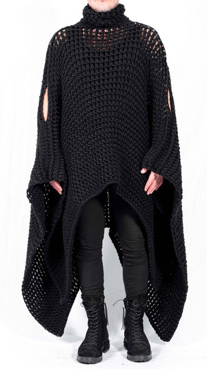 Knitted Poncho by David's Road US 