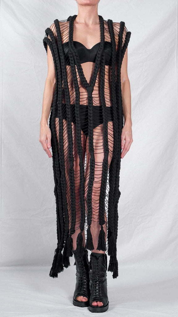 Knitted Sleeveless Dress by David's Road 