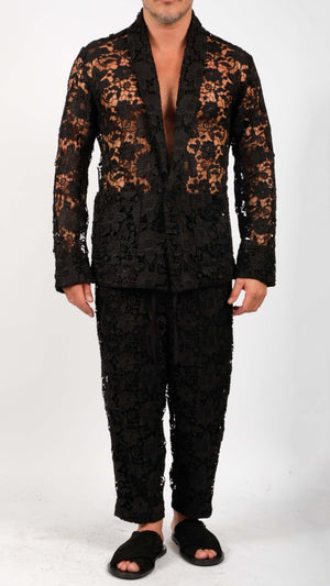 Lace blazer by David's Road 