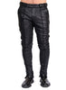 Leather Effect Slim Pants by David's Road 