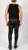 Leather Effect Slim Trousers by David's Road 