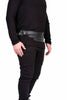 Leather Tuxedo Belt by David's Road 