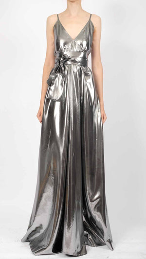 Liquid Metal Maxi Dress by David's Road 