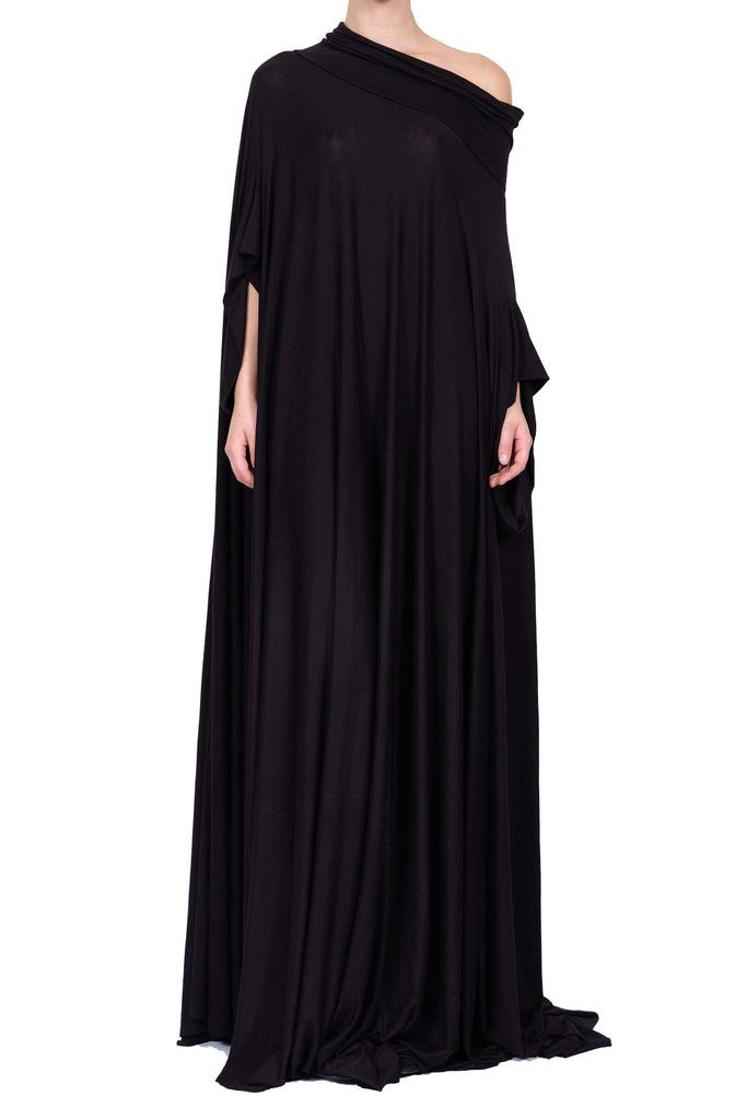 EMBROIDERED CAPE ATTACHED MAXI GOWN – daniasiddiqui.com