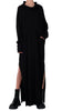 Long Jersey Dress with Hoodie by David's Road 