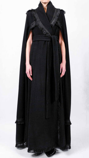 Maxi Cape with Fringes by David's Road 