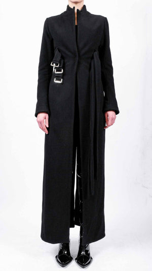 Maxi Coat with 3 Belts by David's Road 