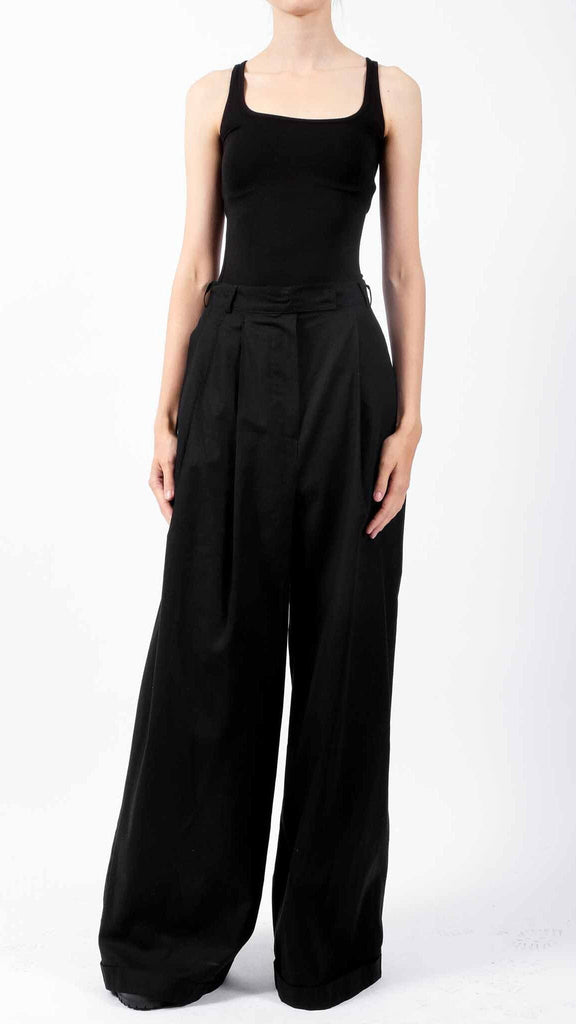 Oversized Fit Cotton Pants by David's Road 