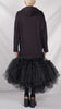 Oversized Hoodie with Tulle Bottom Skirt by David's Road 