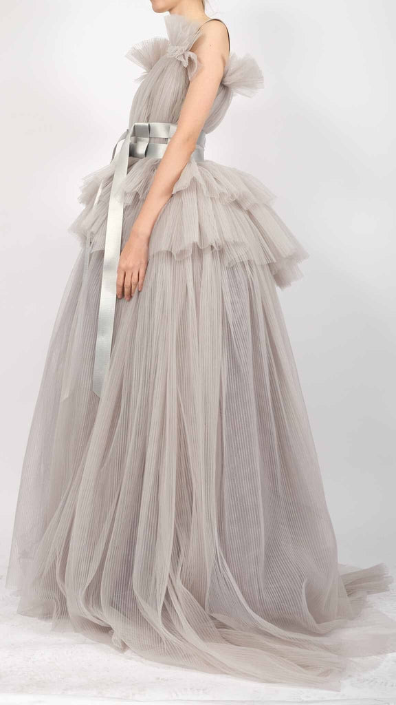Pleated Tulle Maxi Skirt Pleated Tulle Maxi Skirt