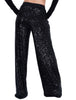 Sequin Wide Leg Pants by David's Road 