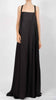 Silk Dress with Leather Straps Maxi by David's Road 