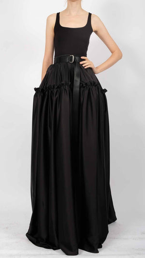 Silk Skirt Maxi by David's Road 