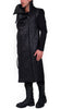 Sleeveless Leather Effect Coat with Zippers by David's Road 