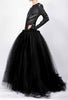 Tulle Dress with Leather Maxi by David's Road 