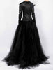 Tulle Dress with Leather Maxi by David's Road 