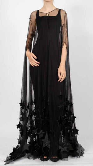 Tulle Dress with Stars Maxi by David's Road 