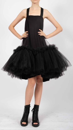 Tulle Dress with Straps by David's Road 