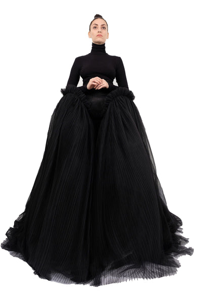 Tulle Maxi Skirt with Corset by David's Road 