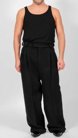 Wide Wool Trousers by David's Road 