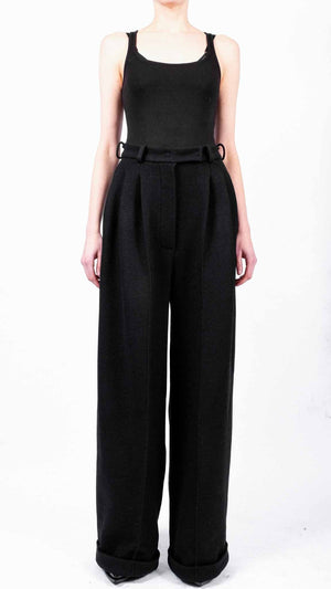 Wide Wool Trousers by David's Road 